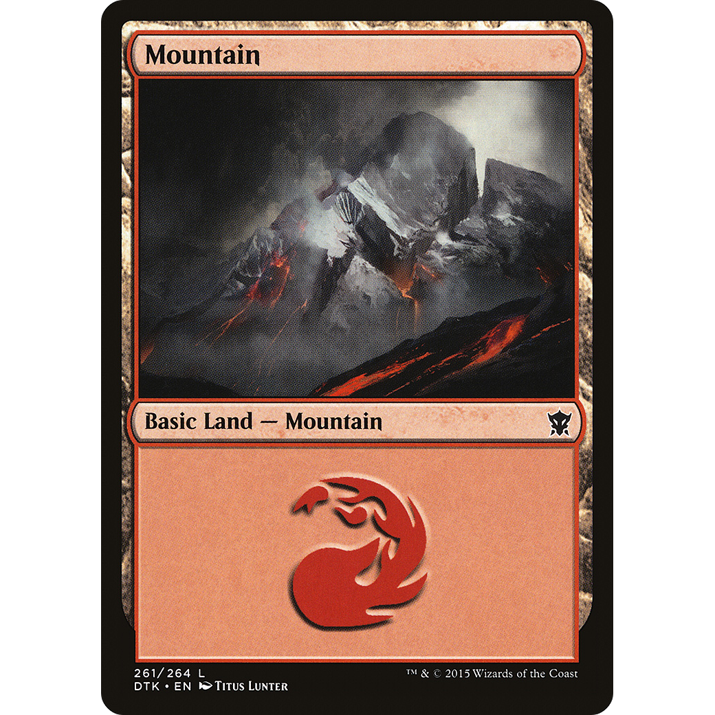 Mountain (261) (DTK-261) - Dragons of Tarkir