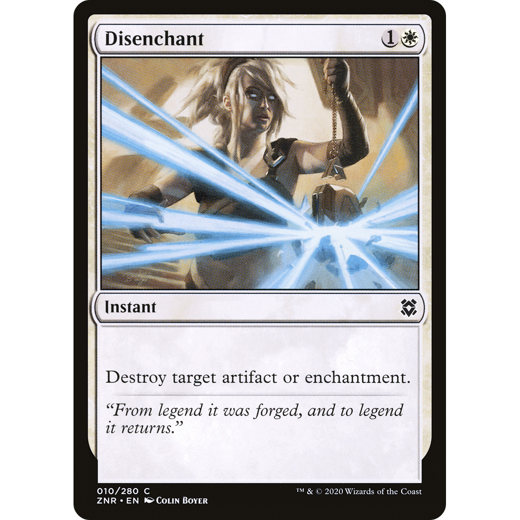Disenchant (ZNR-010) - Zendikar Rising Foil