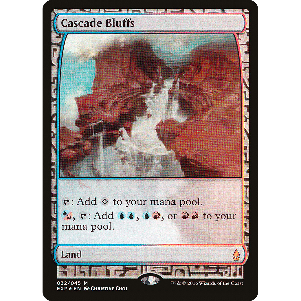 Cascade Bluffs (EXP-032) - Zendikar Expeditions Foil
