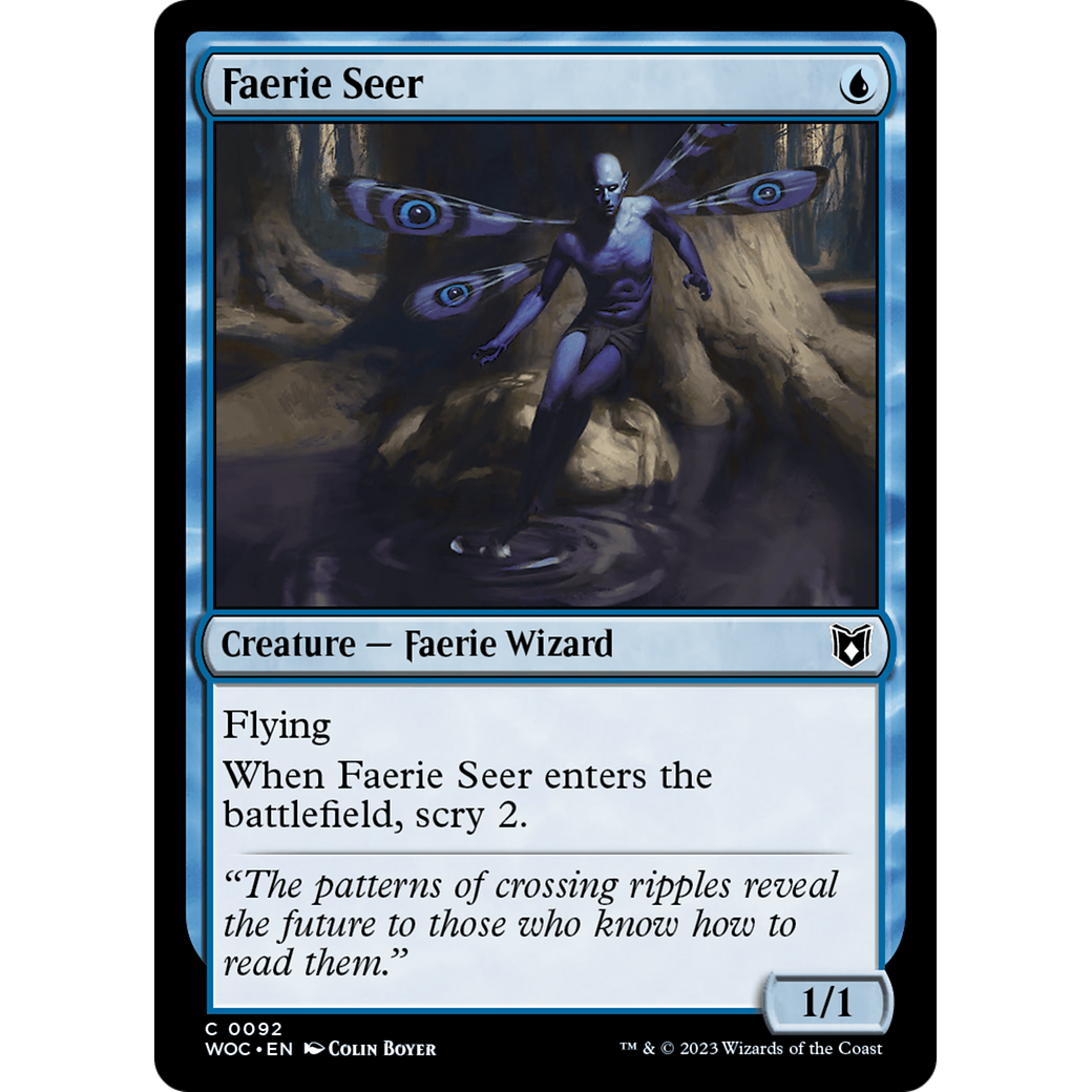 Faerie Seer (WOC-092) - Wilds of Eldraine Commander