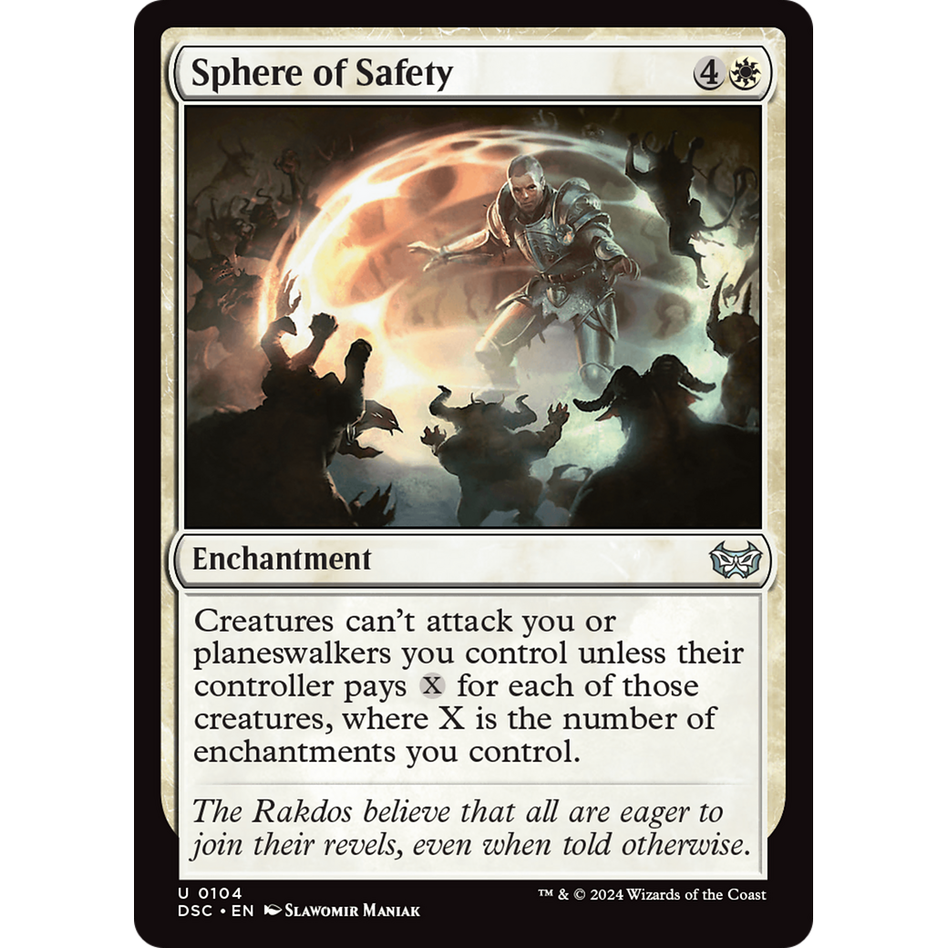 Sphere of Safety (DSC-104) - Duskmourn: House of Horror Commander