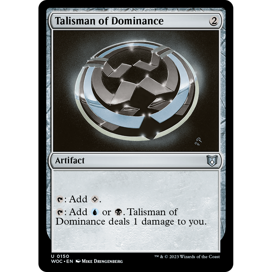 Talisman of Dominance (WOC-150) - Wilds of Eldraine Commander
