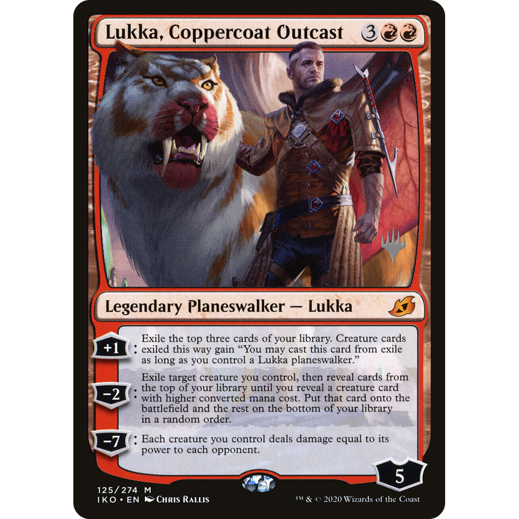 Lukka, Coppercoat Outcast (PPIKO-125) - Ikoria: Lair of Behemoths Promos