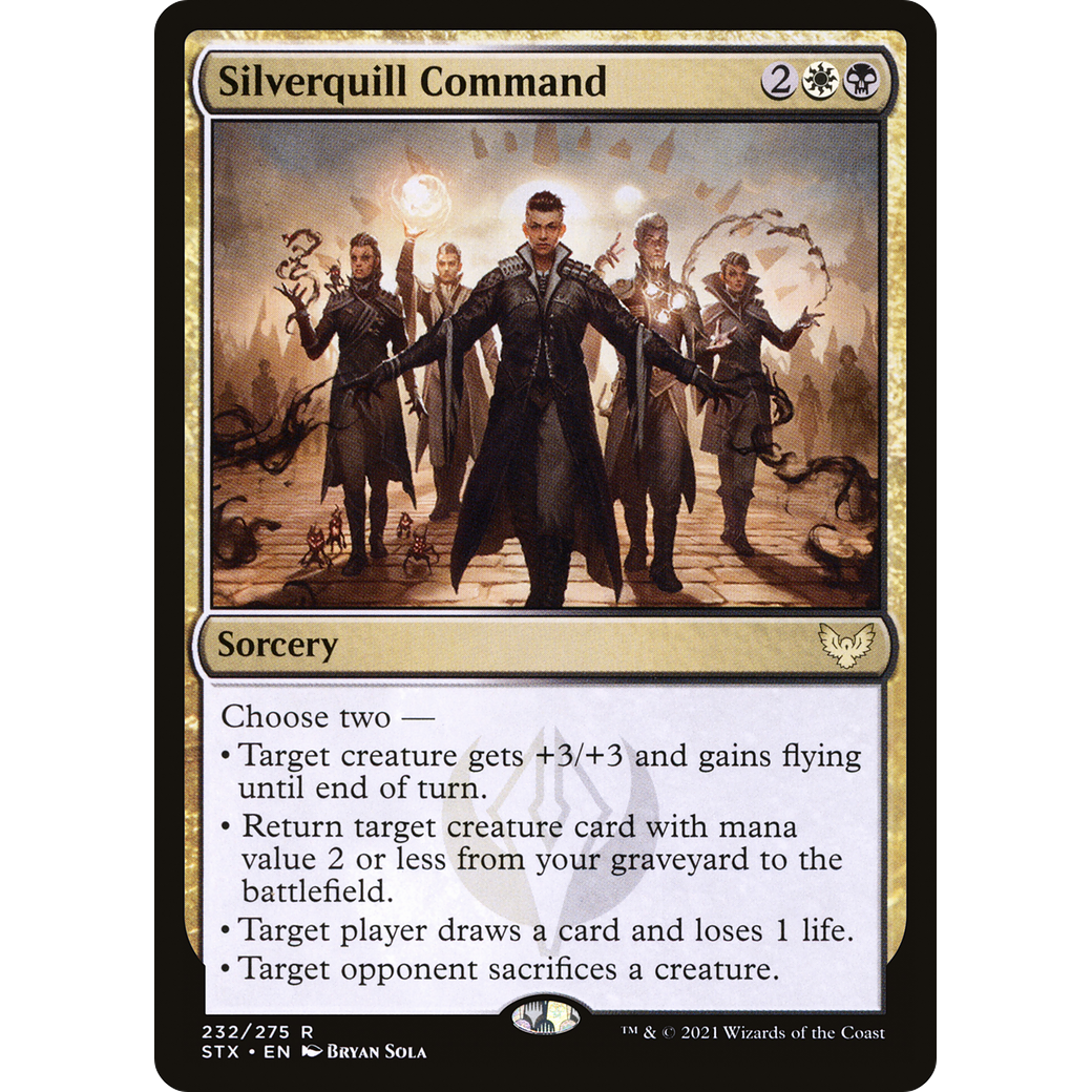 Silverquill Command (STX-232) - Strixhaven: School of Mages Foil