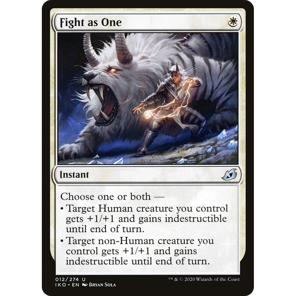 Fight as One (IKO-012) - Ikoria: Lair of Behemoths Foil