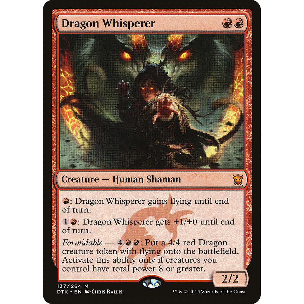 Dragon Whisperer (DTK-137) - Dragons of Tarkir Foil