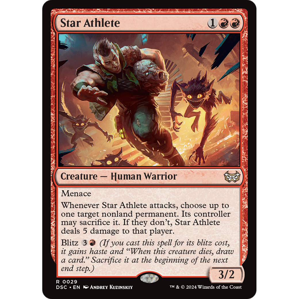 Star Athlete (DSC-029) - Duskmourn: House of Horror Commander