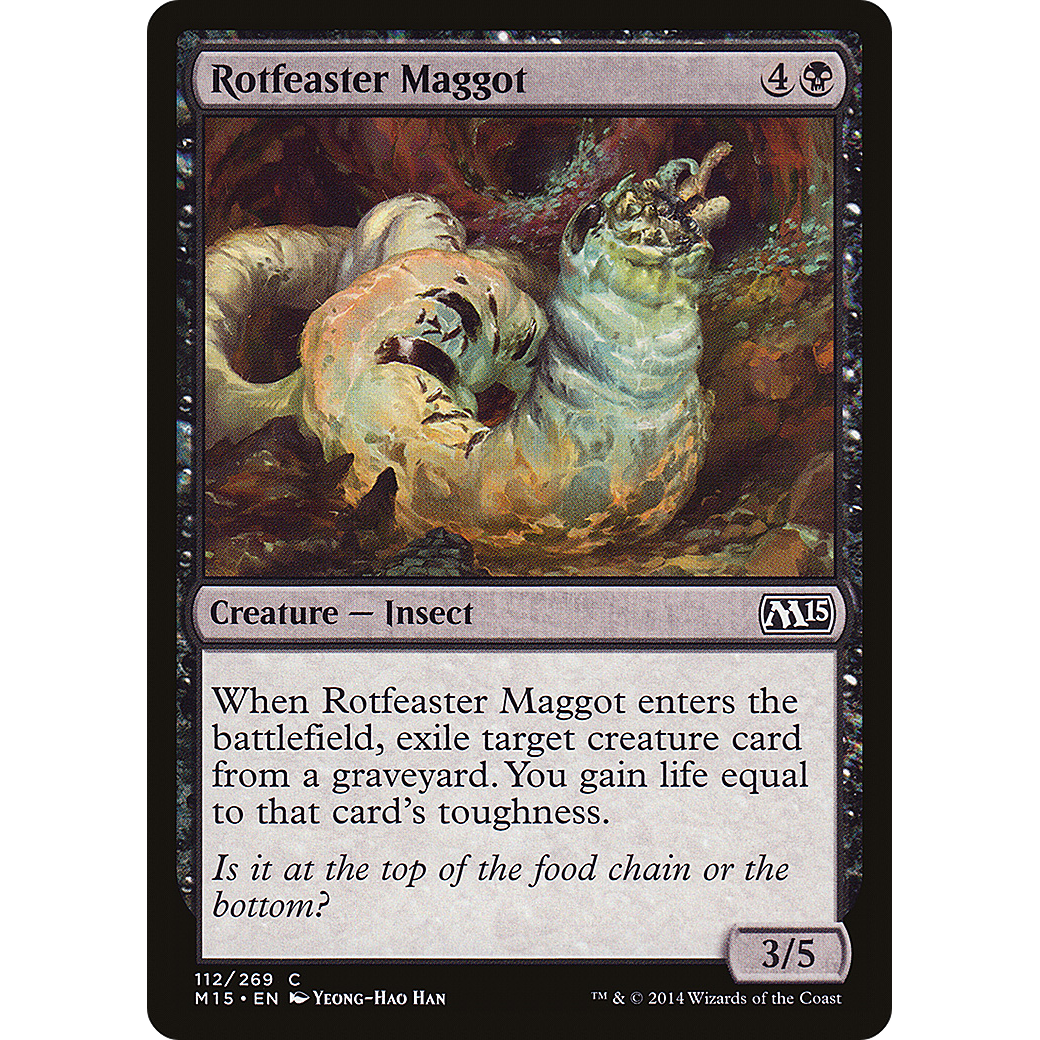 Rotfeaster Maggot (M15-112) - Magic 2015 Foil