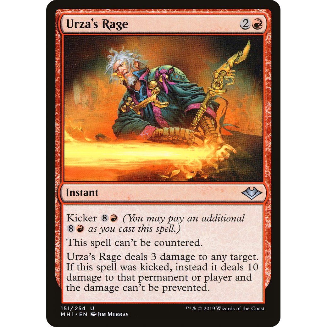 Urza's Rage (MH1-151) - Modern Horizons Foil