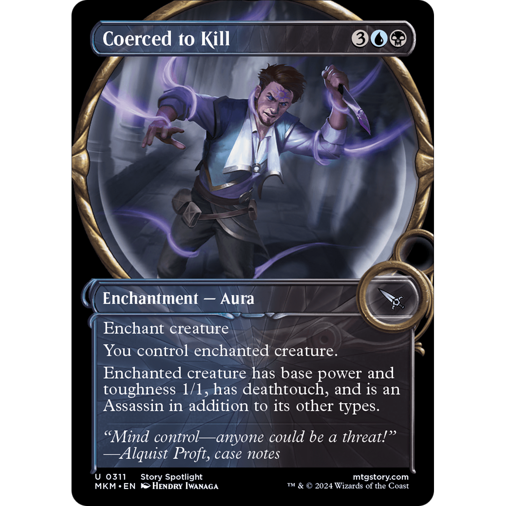 Coerced to Kill (MKM-311) - Murders at Karlov Manor: (Showcase) Foil