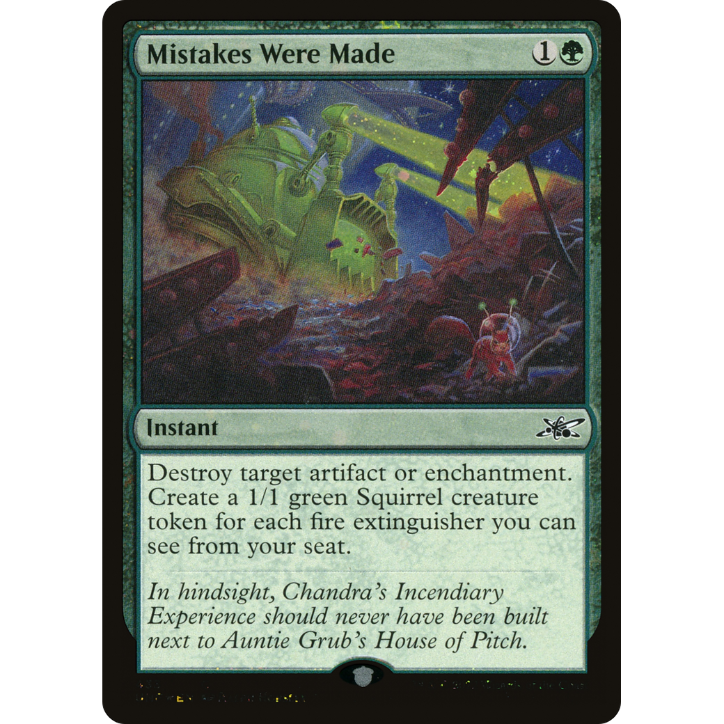 Mistakes Were Made (Galaxy Foil) (UNF-433) - Unfinity Foil