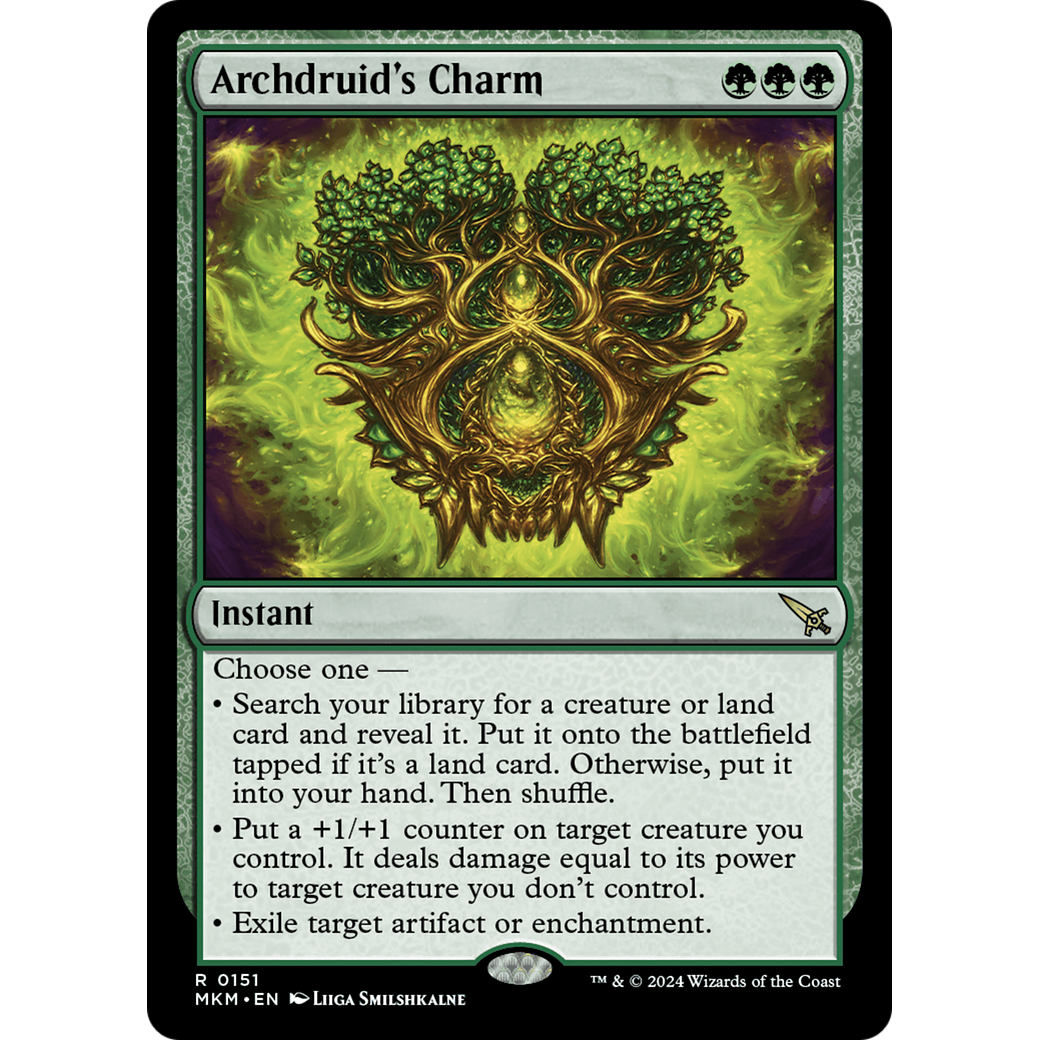 Archdruid's Charm (MKM-151) - Murders at Karlov Manor Foil