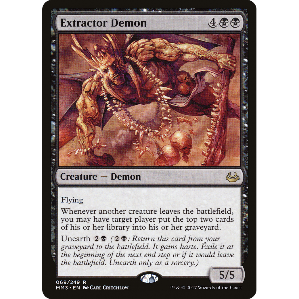 Extractor Demon (MM3-069) - Modern Masters 2017 Foil