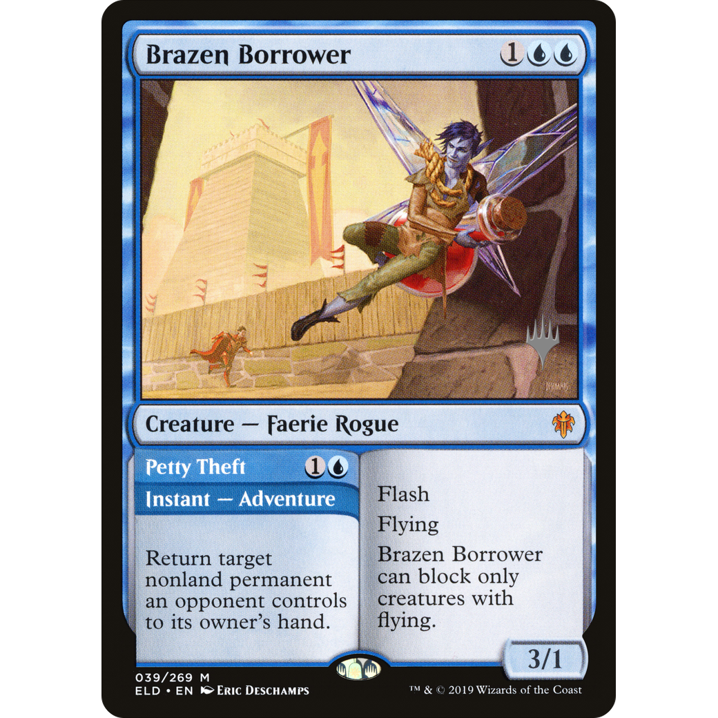 Brazen Borrower (PPELD-039) - Throne of Eldraine Promos