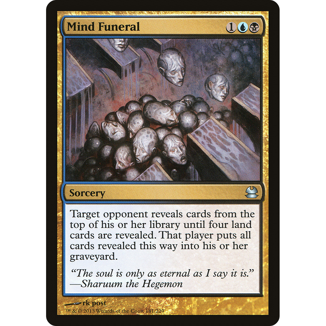 Mind Funeral (MMA-181) - Modern Masters Foil
