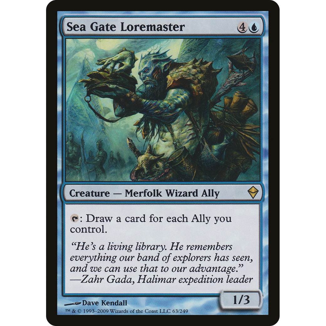 Sea Gate Loremaster (ZEN-063) - Zendikar