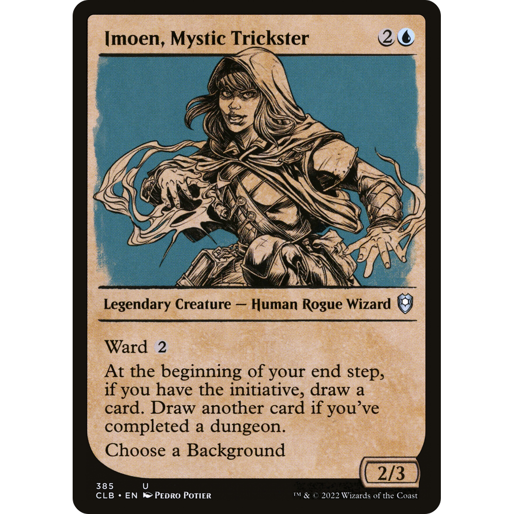 Imoen, Mystic Trickster (CLB-385) - Commander Legends: Battle for Baldur's Gate: (Showcase)