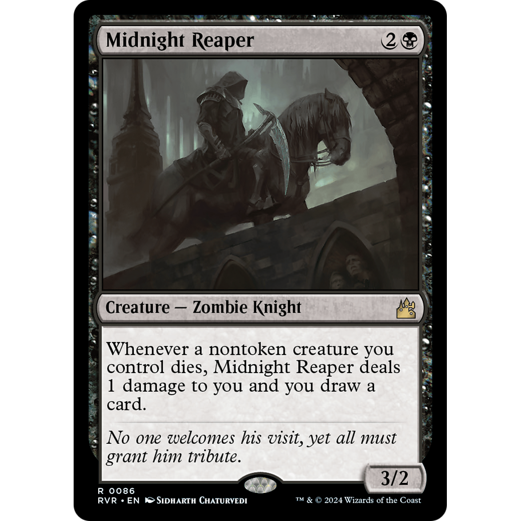Midnight Reaper (RVR-086) - Ravnica Remastered Foil