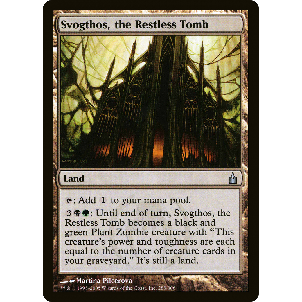 Svogthos, the Restless Tomb (RAV-283) - Ravnica: City of Guilds