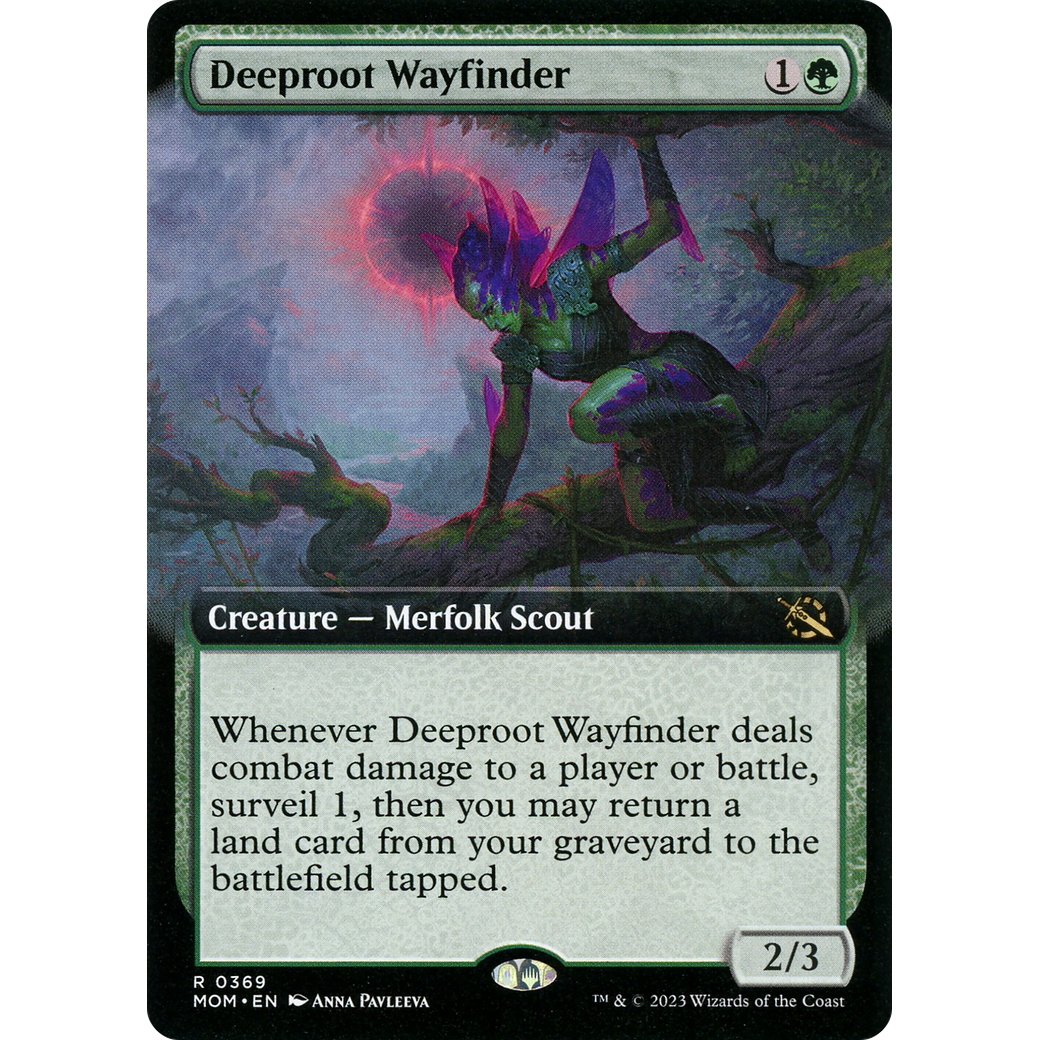 Deeproot Wayfinder (MOM-369) - March of the Machine: (Extended Art) Foil