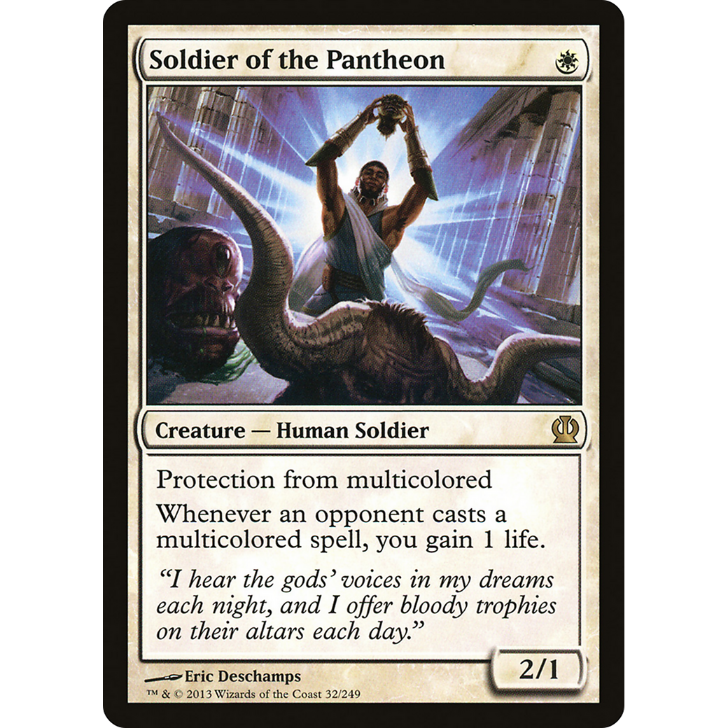 Soldier of the Pantheon (THS-032) - Theros Foil