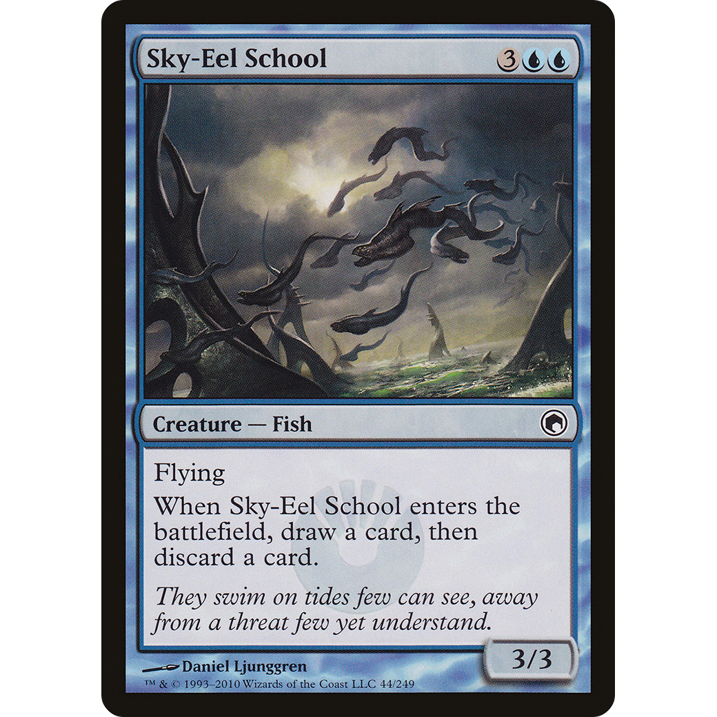 Sky-Eel School (SOM-044) - Scars of Mirrodin