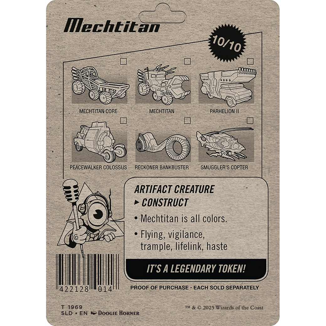 Mechtitan Token (SLD-1969) - Secret Lair Drop (Borderless)