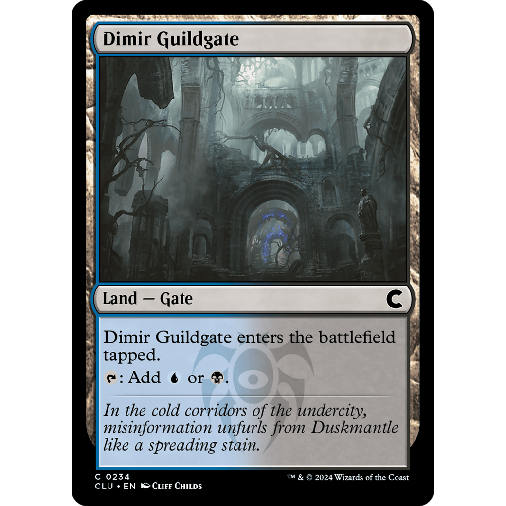 Dimir Guildgate (CLU-234) - Ravnica: Clue Edition