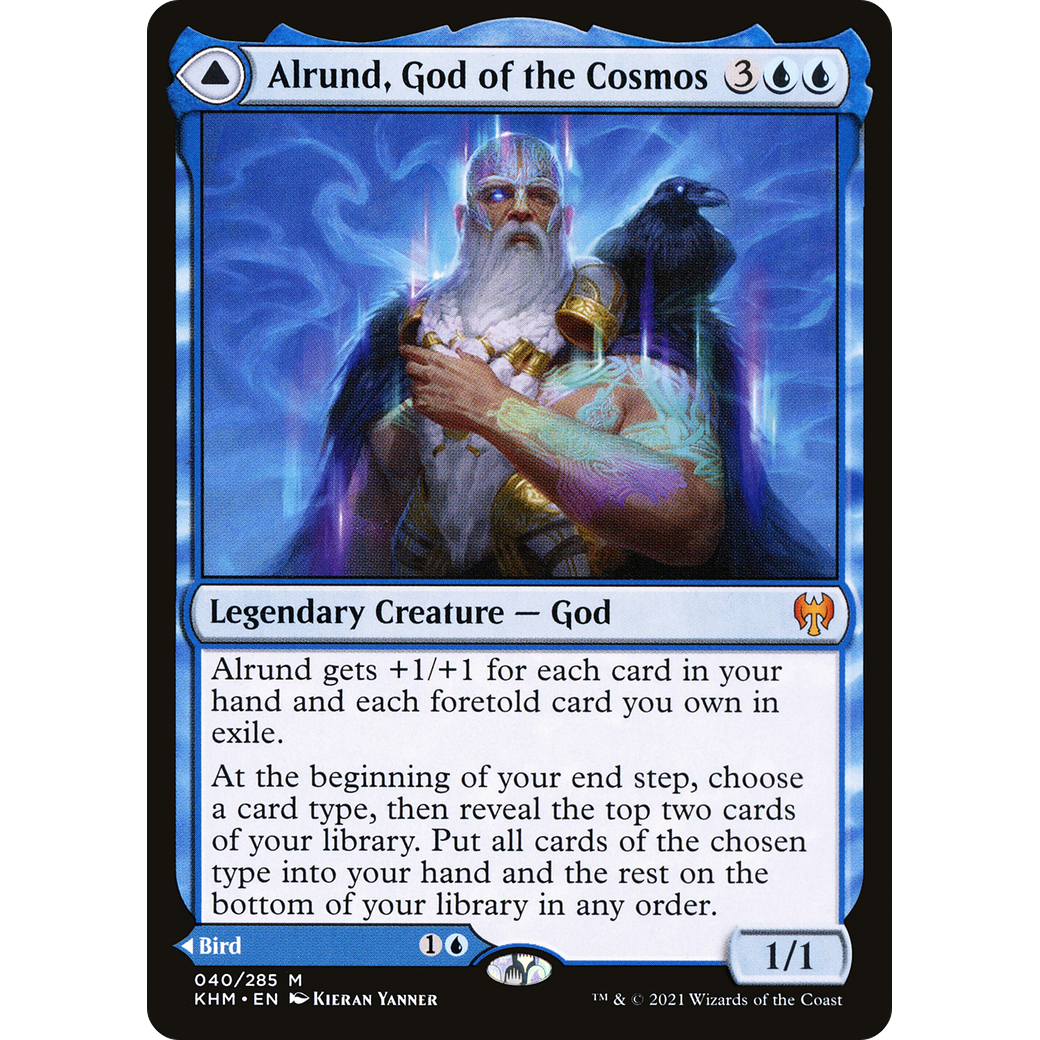 Alrund, God of the Cosmos (KHM-040) - Kaldheim Foil