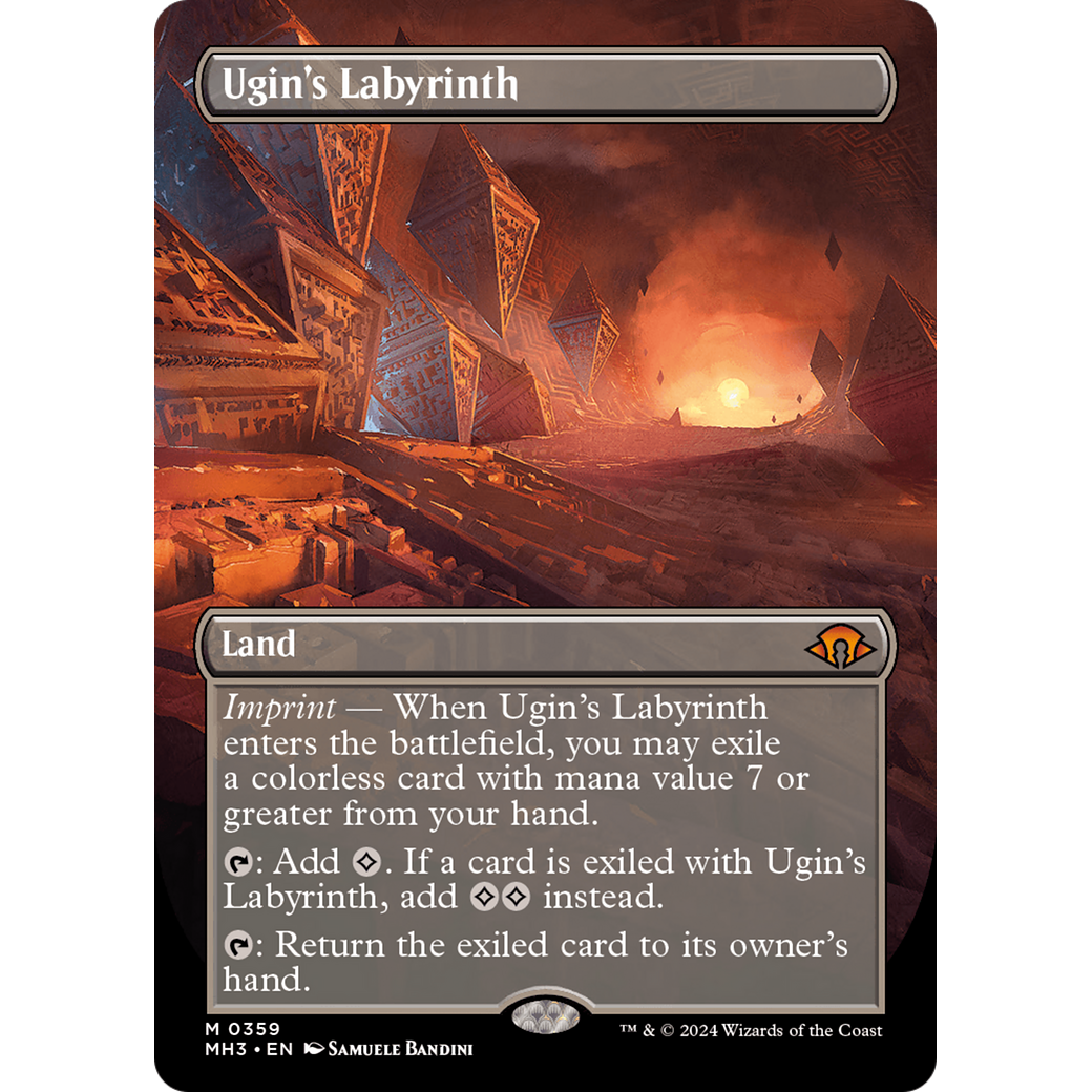 Ugin's Labyrinth (MH3-359) - Modern Horizons 3 (Borderless)
