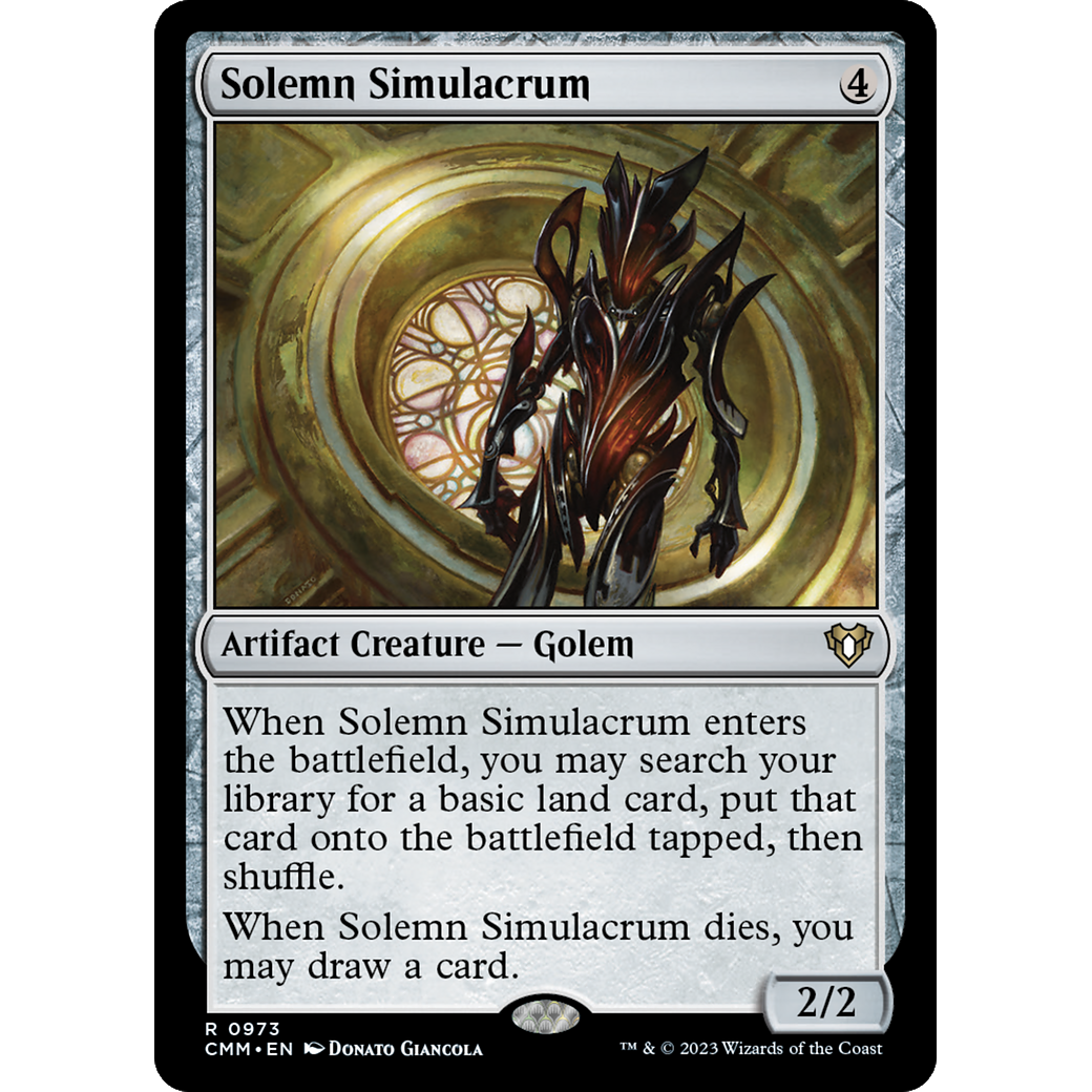Solemn Simulacrum (CMM-973) - Commander Masters