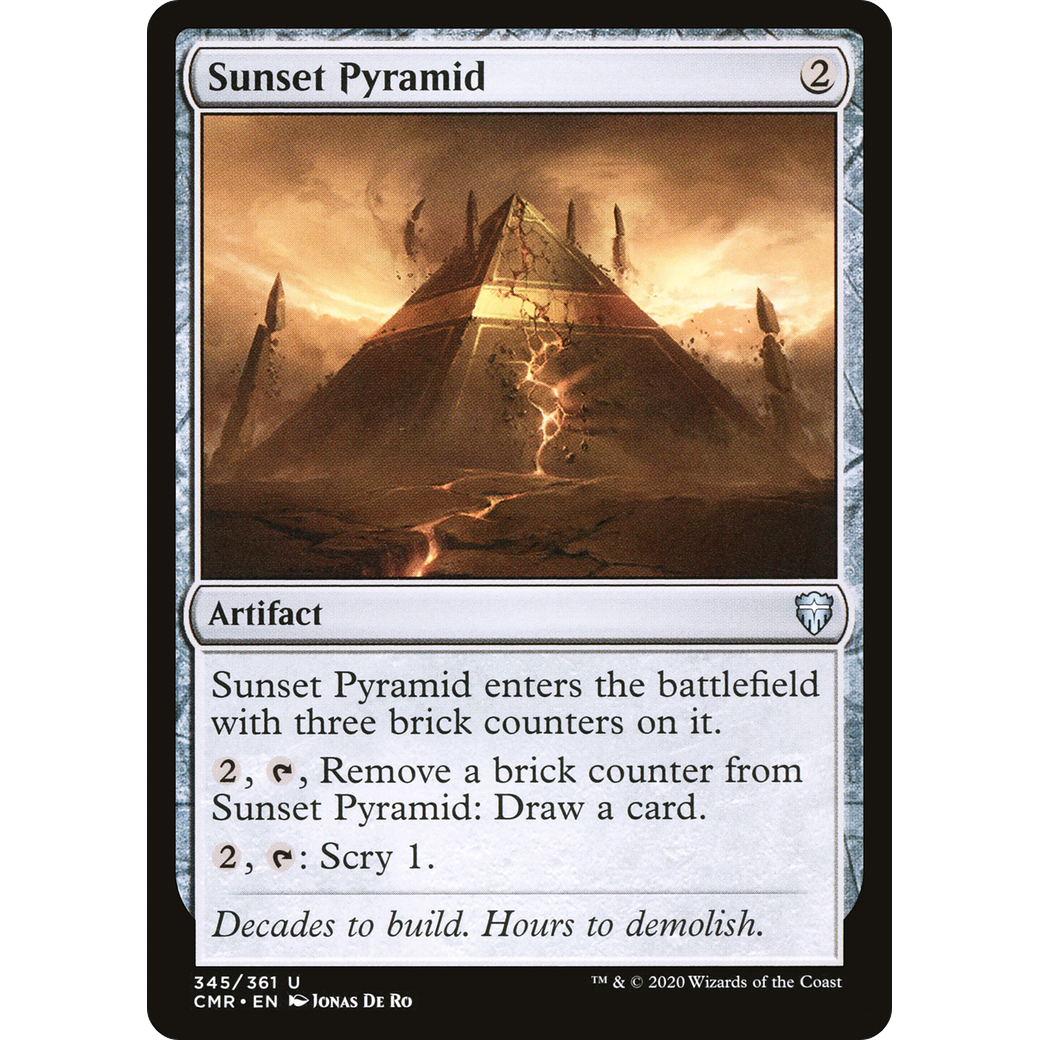 Sunset Pyramid (CMR-345) - Commander Legends
