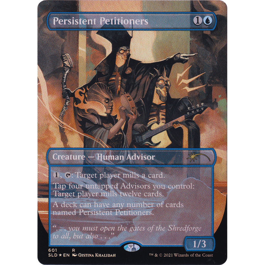 Persistent Petitioners (601) (SLD-601) - Secret Lair Drop (Borderless) Foil