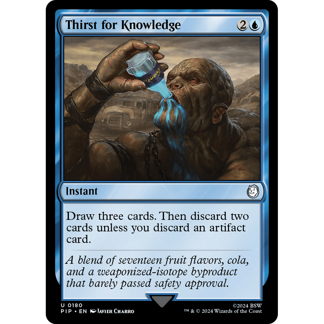 Thirst for Knowledge (PIP-180) - Fallout