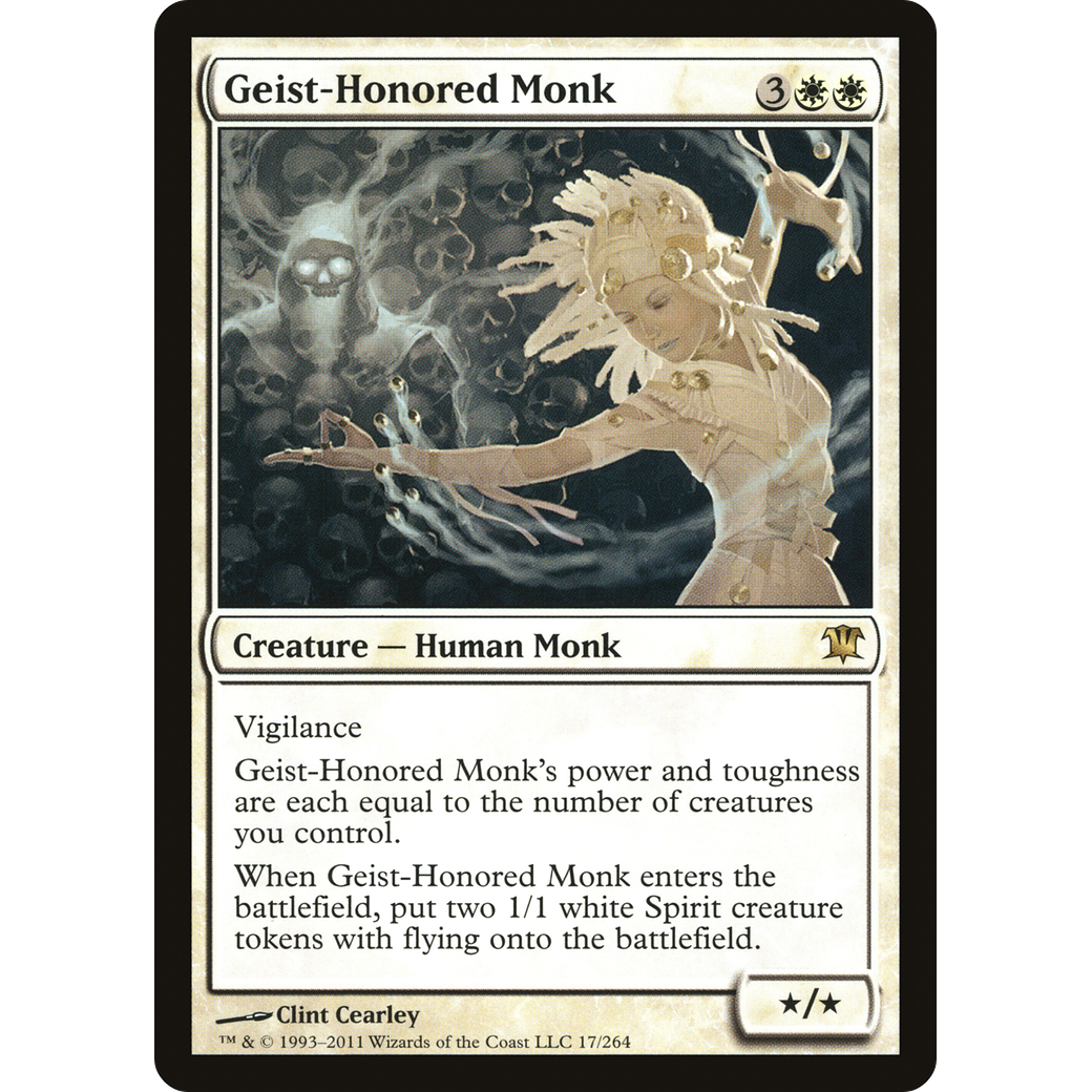 Geist-Honored Monk (ISD-017) - Innistrad Foil