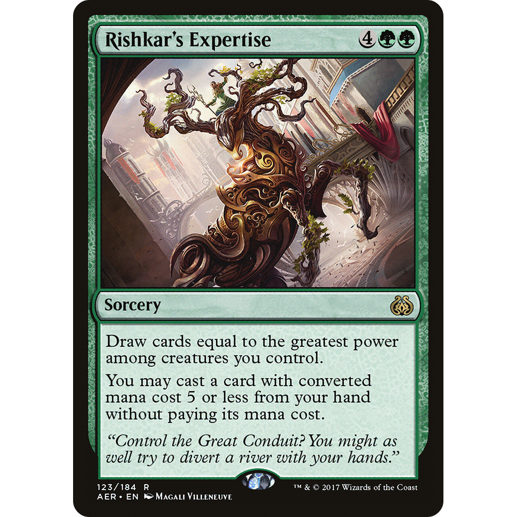 Rishkar's Expertise (AER-123) - Aether Revolt Foil