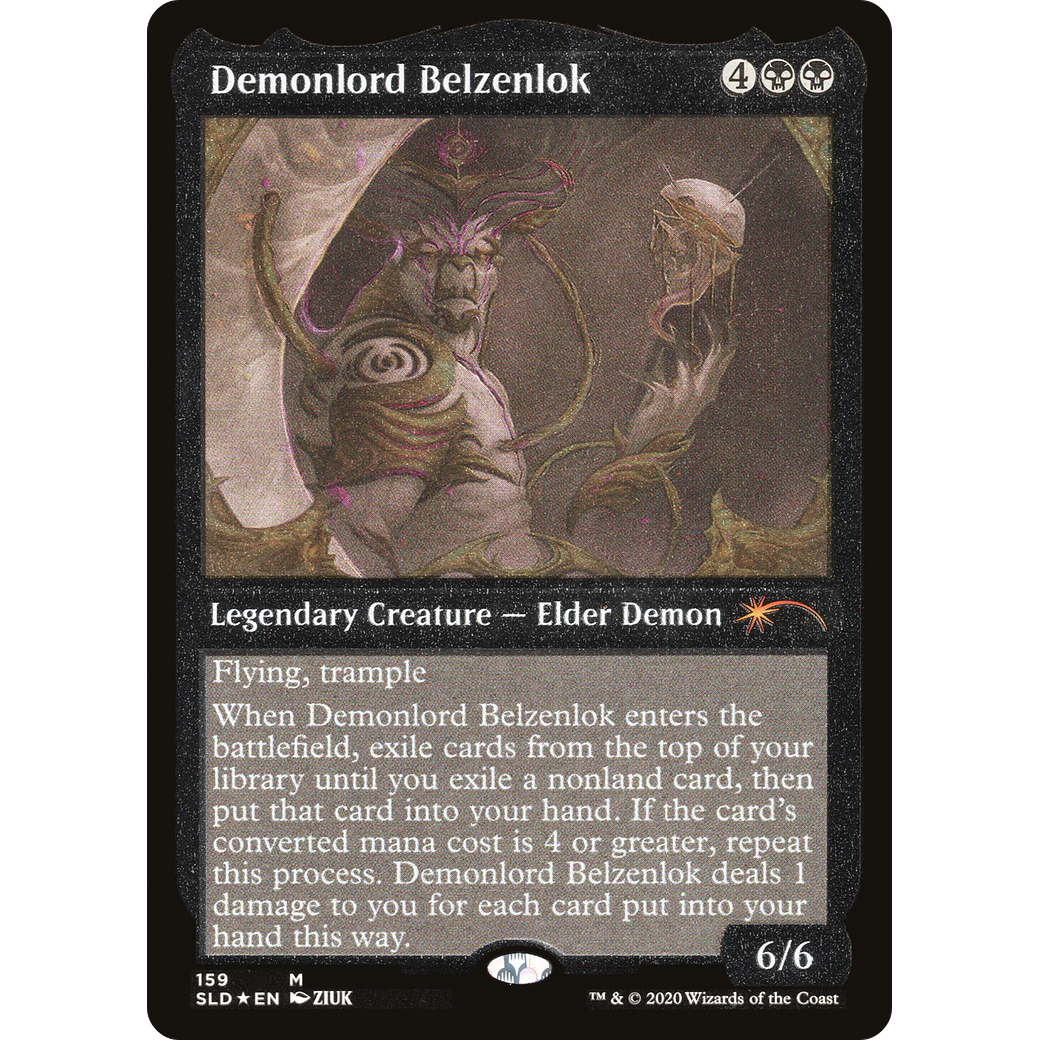 Demonlord Belzenlok (SLD-159★) - Secret Lair Drop Etched Foil