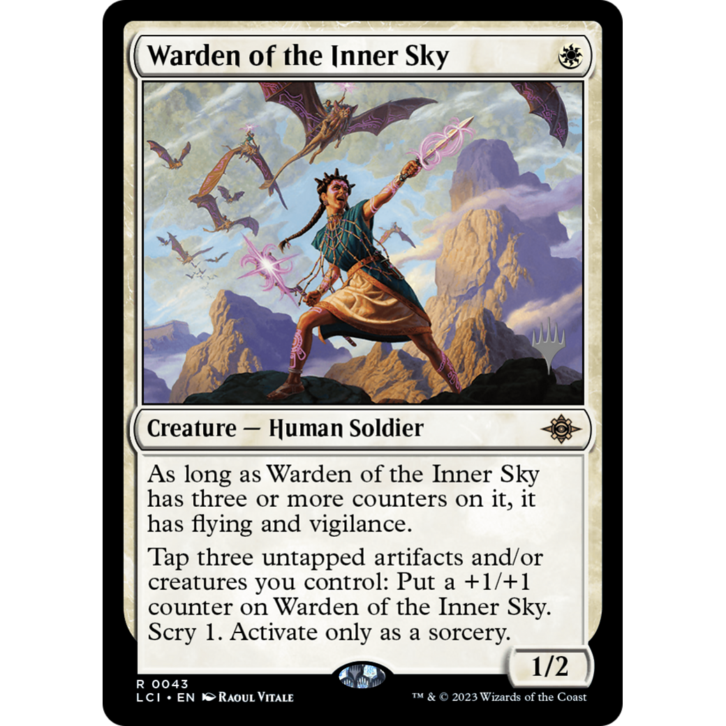 Warden of the Inner Sky (PPLCI-43P) - The Lost Caverns of Ixalan Promos Foil