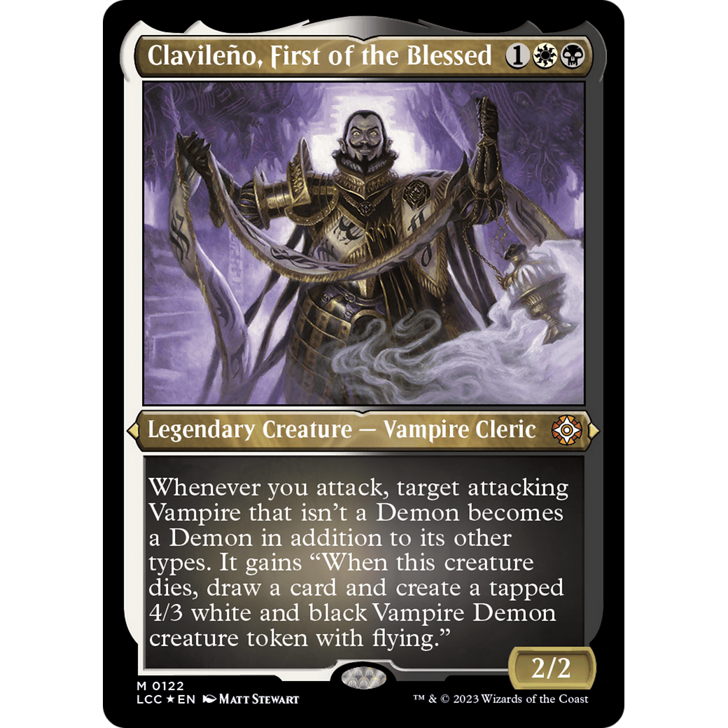 Clavileño, First of the Blessed (LCC-122) - The Lost Caverns of Ixalan Commander Etched Foil
