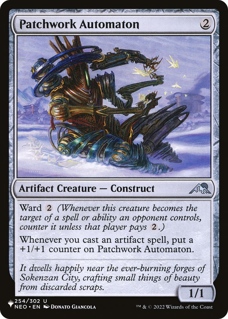 Patchwork Automaton (LIST-254/302) - The List