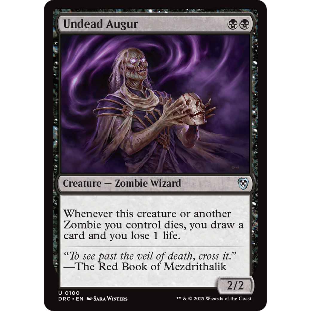 Undead Augur (DRC-100) - Commander: Aetherdrift