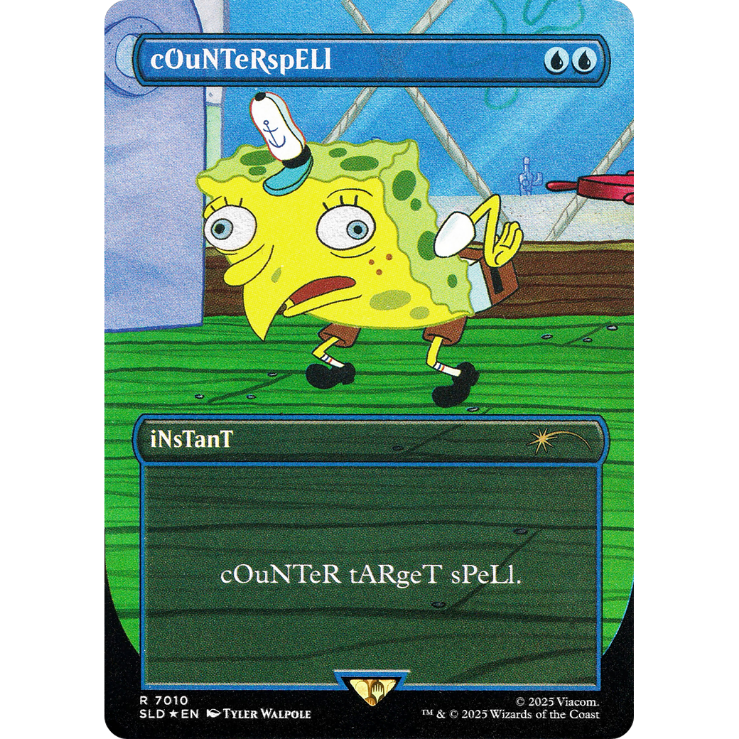 cOuNTeRspELl (7010) (Rainbow Foil) (SLD-7010) - Secret Lair Drop (Borderless) Foil