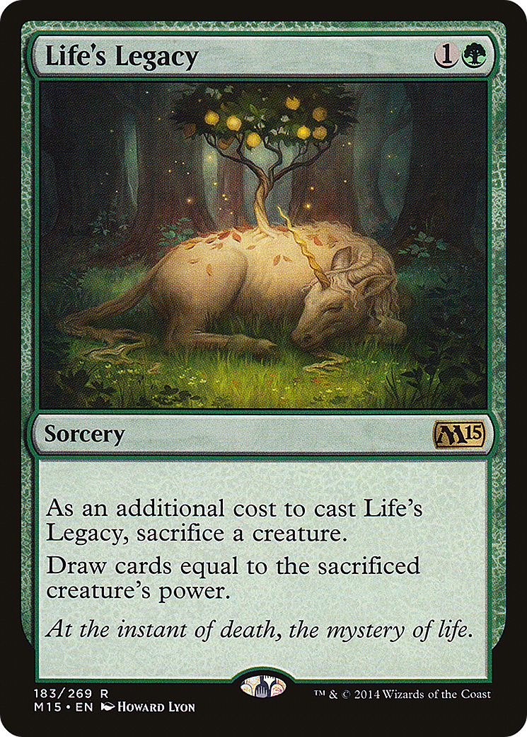 Life's Legacy (M15-183) - Magic 2015