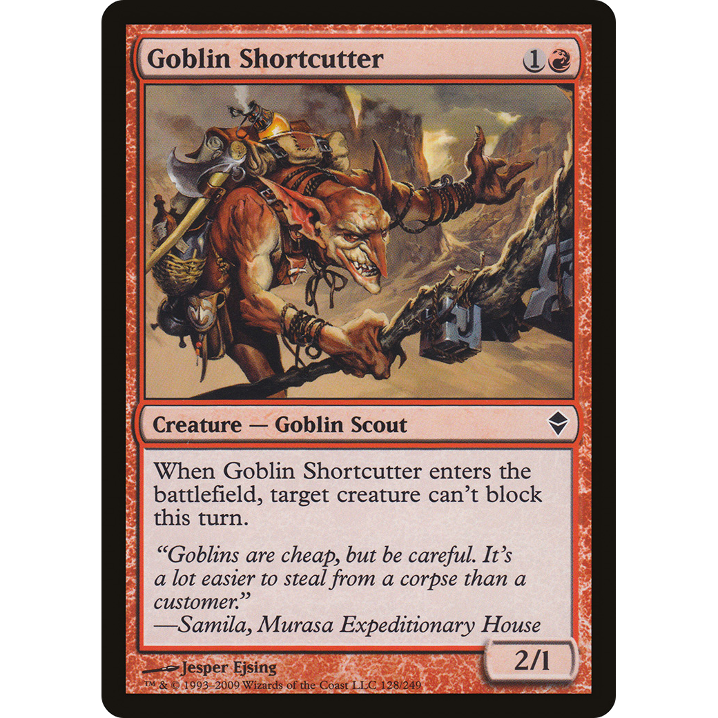 Goblin Shortcutter (ZEN-128) - Zendikar Foil