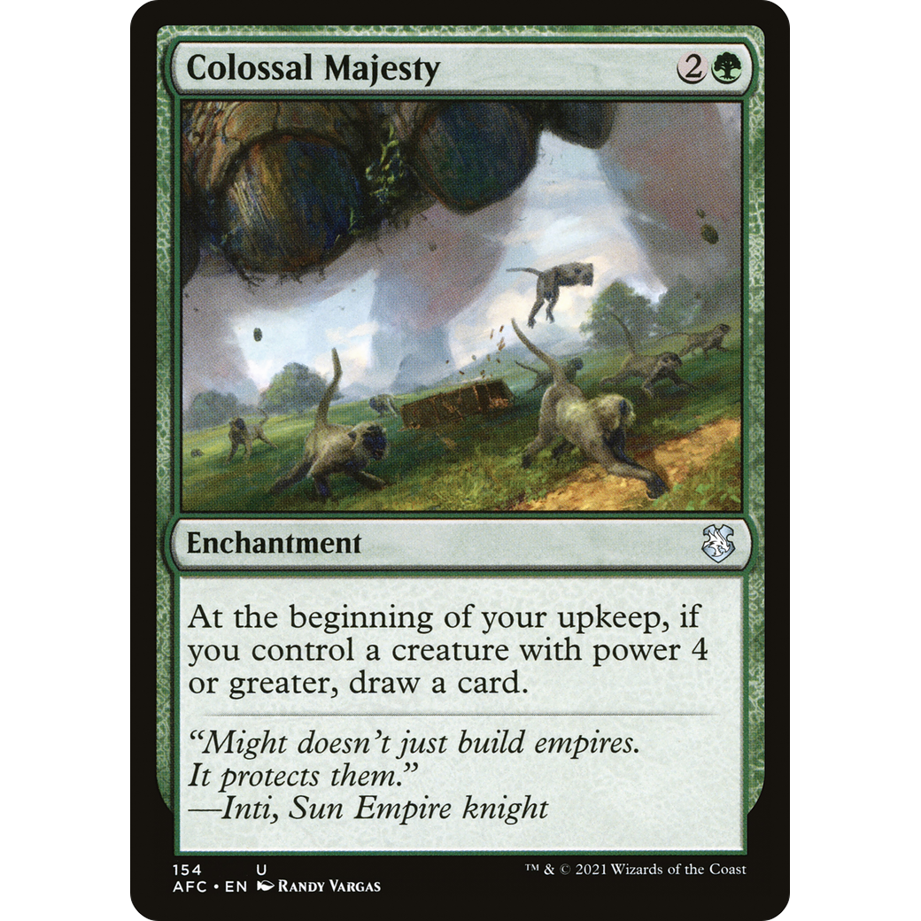 Colossal Majesty (AFC-154) - Forgotten Realms Commander