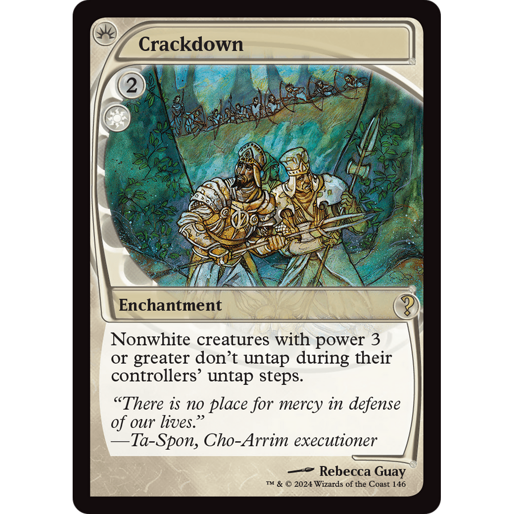 Crackdown (Future Sight) (MB2-146) - Mystery Booster 2