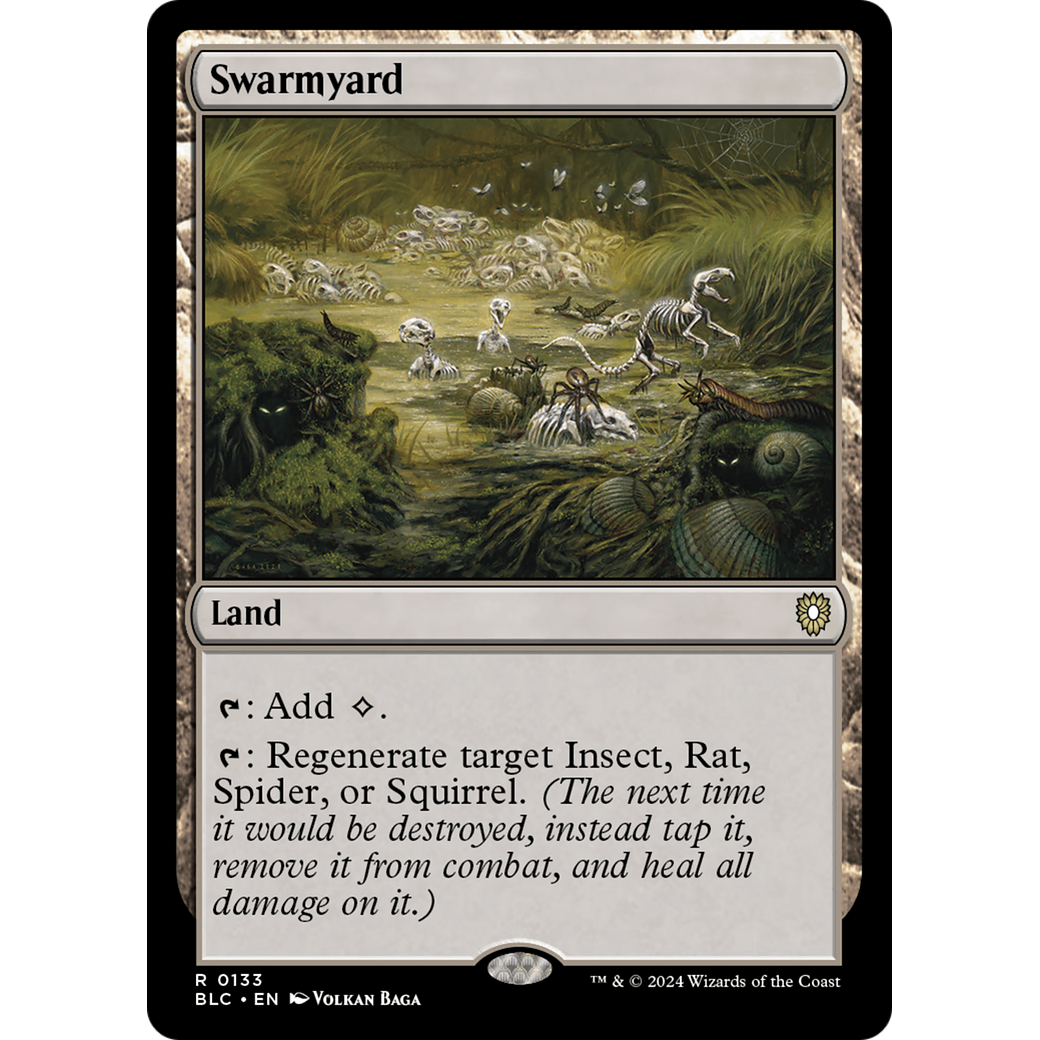 Swarmyard (BLC-133) - Bloomburrow Commander