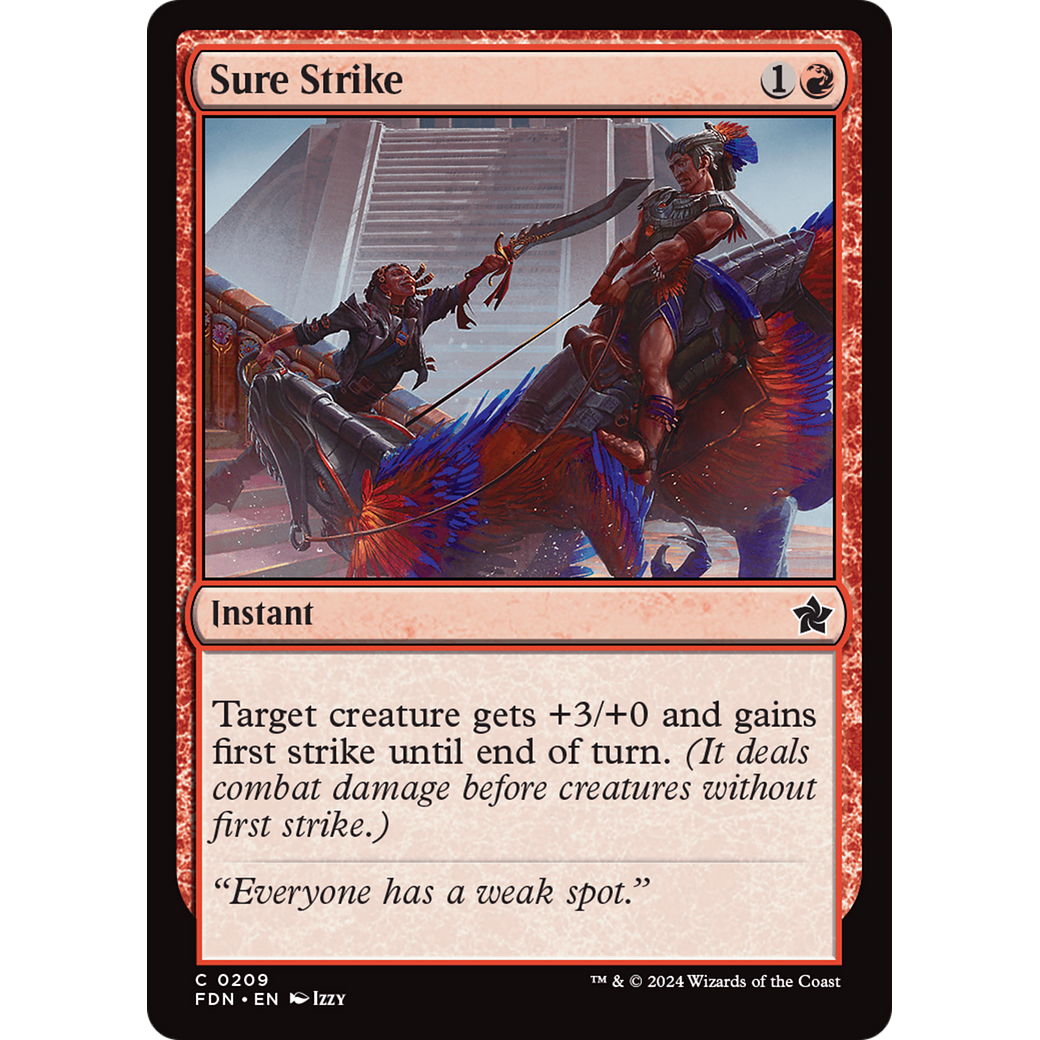 Sure Strike (FDN-209) - Foundations Foil