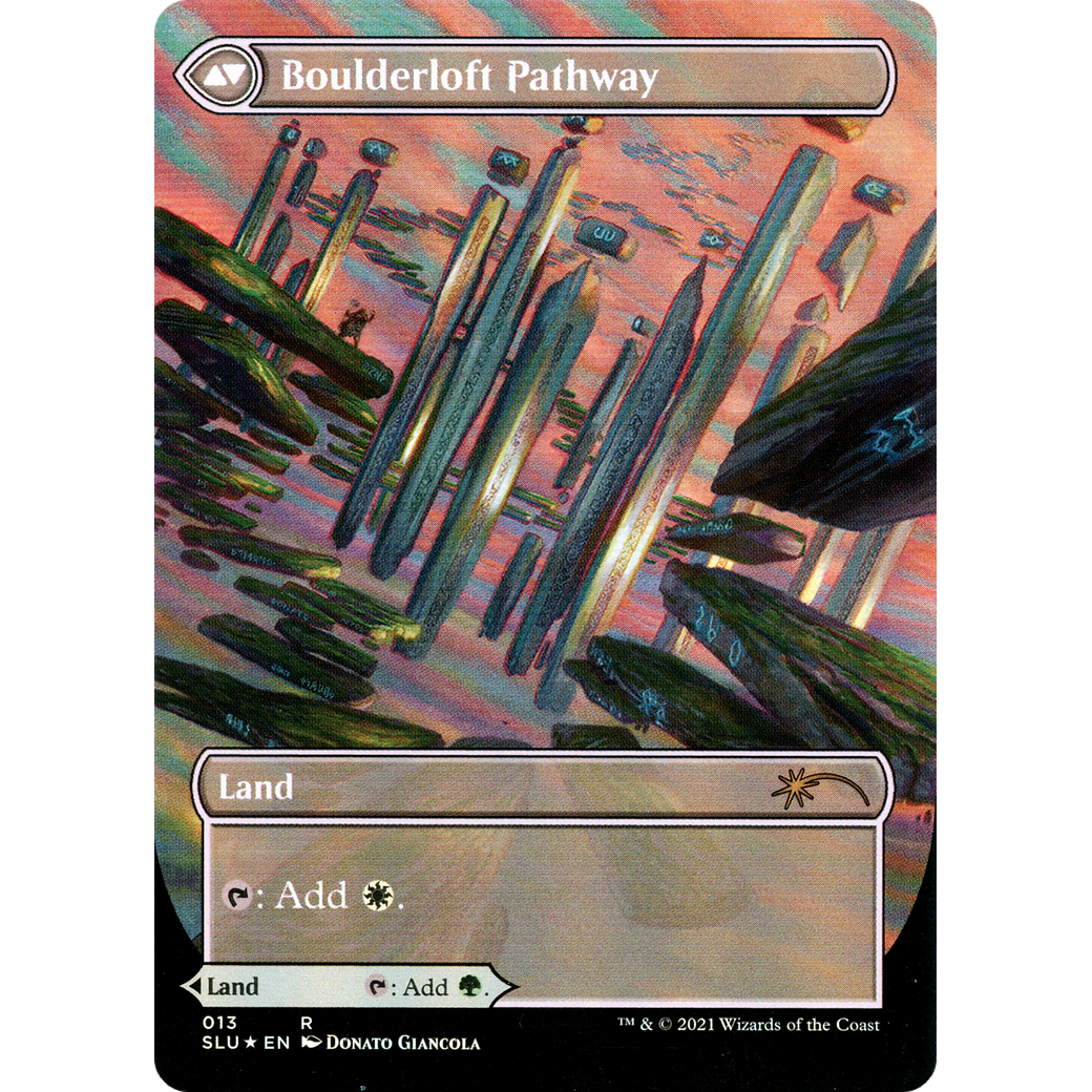 Branchloft Pathway (Borderless) (SLU-013) - Secret Lair: Ultimate Edition: (Showcase) (Borderless) Foil