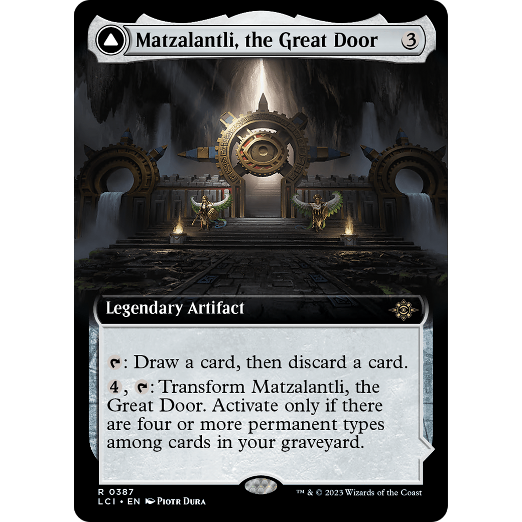 Matzalantli, the Great Door // The Core (LCI-387) - The Lost Caverns of Ixalan: (Extended Art)